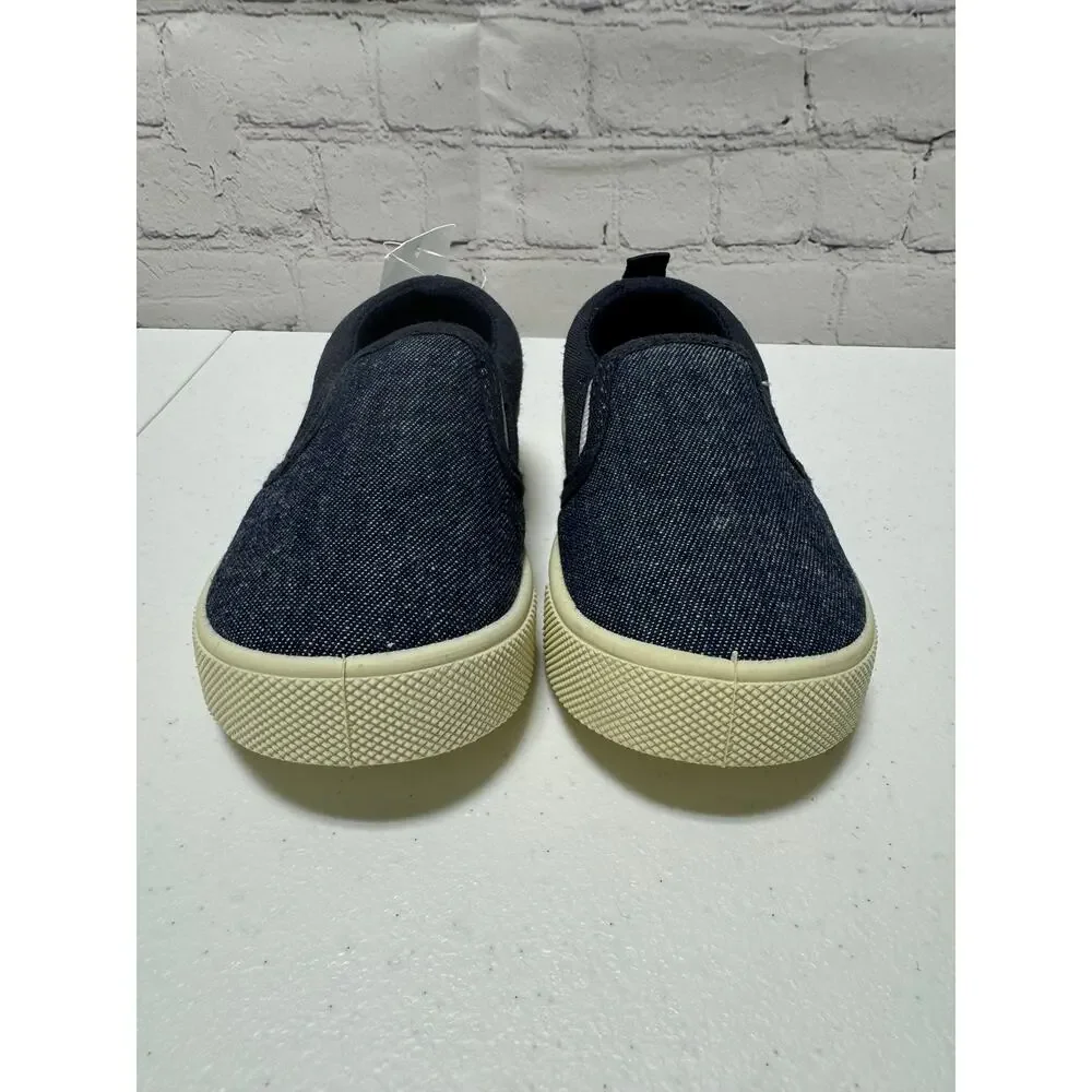 OshKosh B’gosh Toddler/baby Boys Canvas Slip-On Sneakers Blue Size 5